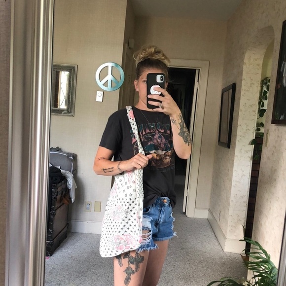 Free People Bohemian Cloth Satchel - Picture 1 of 11